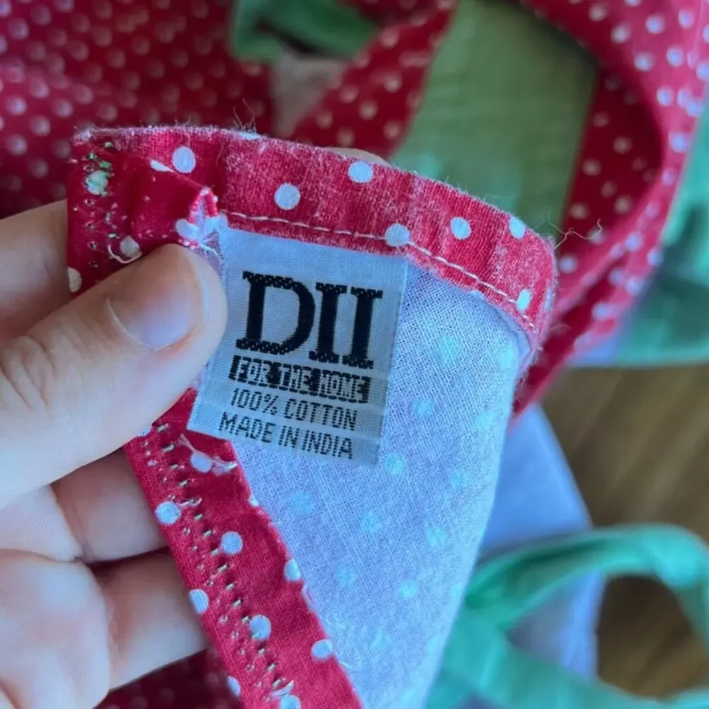 Upcycled Strawberry Apron
